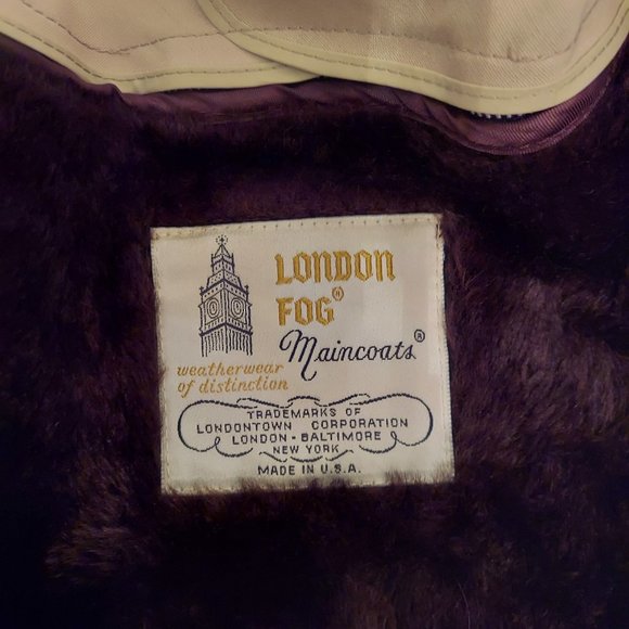See Video NUC! Vintage London Fog Maincoats Men's Overcoat with Removable Liner - Picture 9 of 9